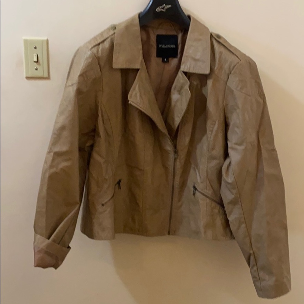 Tan Plether Jacket